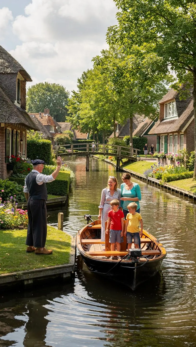 Een groep toeristen verkent een historisch museum in Amsterdam met schilderijen van Nederlandse meesters.